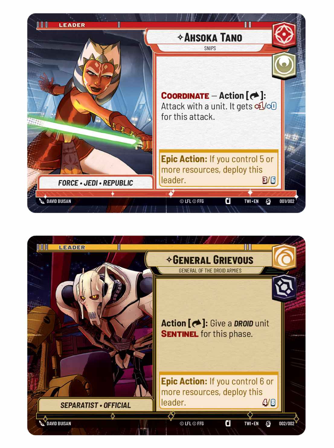 Star Wars Unlimited : Twilight of the Republic Two-Player Starter